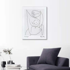 Mis-Angel Paul Klee Lærredsbillede 20 X 30 Cm Billedramme -POSTERLOUNGE Salg 734318 canvas room minimalist l