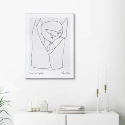 Crisis Of An Angel II Paul Klee Lærredsbillede 20 X 30 Cm Billedramme -POSTERLOUNGE Salg 734325 canvas room minimalist l