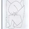 It Weeps Paul Klee Lærredsbillede 20 X 30 Cm Billedramme -POSTERLOUNGE Salg 734328 canvas l