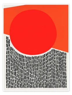 Sunshine And Rain Fox & Velvet Plakat 30 X 40 Cm Billedramme