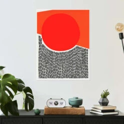 Sunshine And Rain Fox & Velvet Plakat 30 X 40 Cm Billedramme -POSTERLOUNGE Salg 735520 poster room graphic design l