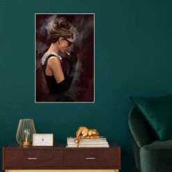 Breakfast At Tiffany's Dmitry Belov Plakat 20 X 30 Cm Billedramme -POSTERLOUNGE Salg 735844 poster room illustrations l
