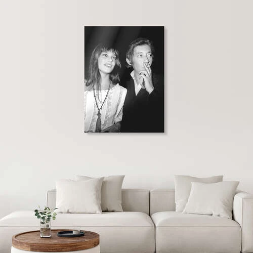 Jane Birkin And Serge Gainsbourg, At The Premiere Of 'Cannabis', 1970 Galleritryk 20 X 30 Cm Billedramme 6 Jane Birkin And Serge Gainsbourg, At The Premiere Of 'Cannabis', 1970 Galleritryk 20 X 30 Cm Billedramme - Billede 4