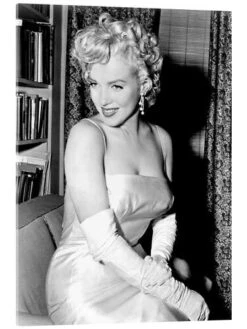 Marilyn Monroe, 1955 Akrylbillede 20 X 30 Cm Billedramme