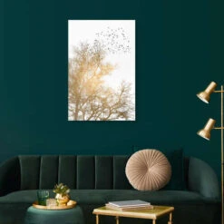 Golden Skies KUBISTIKA Galleritryk 20 X 30 Cm Billedramme -POSTERLOUNGE Salg 736739 gallery print room gold l