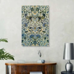 Lodden Chintz Textile Printing William Morris Akrylbillede 20 X 30 Cm Billedramme -POSTERLOUNGE Salg 737118 acrylic glass room blue l