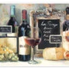 Mediterranean Wine And Cheese Marilyn Hageman Plakat 30 X 20 Cm Billedramme