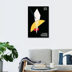 Bauhaus Exhibition Weimar, 1923 László Moholy-Nagy Lærredsbillede 20 X 30 Cm Billedramme 9 Bauhaus Exhibition Weimar, 1923 László Moholy-Nagy Lærredsbillede 20 X 30 Cm Billedramme -POSTERLOUNGE Salg 739626 canvas room graphic design l