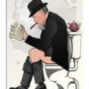 Prime Minister Churchill On The Toilet Wyatt9 Galleritryk 20 X 30 Cm Billedramme -POSTERLOUNGE Salg 740499 gallery print l