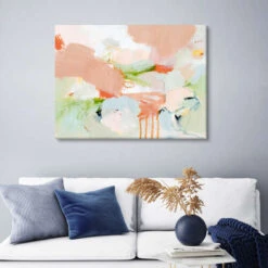 Melon And Matcha II Victoria Barnes Lærredsbillede 30 X 20 Cm Billedramme -POSTERLOUNGE Salg 740666 canvas room landscape format l