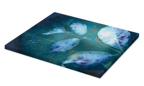 Cyanotype Leaves III Regina Moore Lærredsbillede 20 X 30 Cm Billedramme 4 Cyanotype Leaves III Regina Moore Lærredsbillede 20 X 30 Cm Billedramme - Billede 2