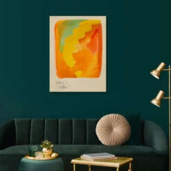 Abstract Colour Study V Karl Wiener Lærredsbillede 20 X 30 Cm Billedramme -POSTERLOUNGE Salg 741607 canvas room contemporary l