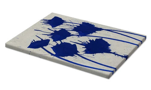 Blue Flowers Evgeny Vetrov Lærredsbillede 20 X 30 Cm Billedramme 4 Blue Flowers Evgeny Vetrov Lærredsbillede 20 X 30 Cm Billedramme - Billede 2