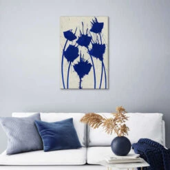 Blue Flowers Evgeny Vetrov Lærredsbillede 20 X 30 Cm Billedramme 9 Blue Flowers Evgeny Vetrov Lærredsbillede 20 X 30 Cm Billedramme -POSTERLOUNGE Salg 741760 canvas room blue l