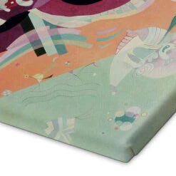 Composition IX (1936) Wassily Kandinsky Lærredsbillede 40 X 20 Cm Billedramme -POSTERLOUNGE Salg 742045 canvas empCorner l