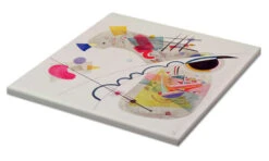 Grave Forme, 1922 Wassily Kandinsky Lærredsbillede 30 X 30 Cm Billedramme -POSTERLOUNGE Salg 742055 canvas pds l