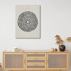Abstract Circle Olga Telnova Lærredsbillede 20 X 30 Cm Billedramme -POSTERLOUNGE Salg 742755 canvas room illustrations l