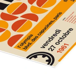 Jacques Brel Concert Poster ChungkongPlakat 30 X 40 Cm Billedramme -POSTERLOUNGE Salg 742789 poster empCorner l