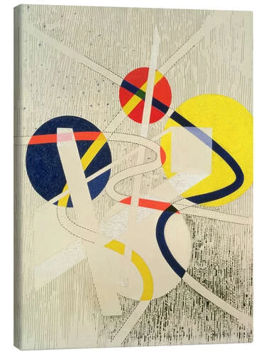 Nuclear Space, 1946 László Moholy-Nagy Lærredsbillede 20 X 30 Cm Billedramme 2 Nuclear Space, 1946 László Moholy-Nagy Lærredsbillede 20 X 30 Cm Billedramme