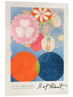 The Ten Largest (No. 2) Hilma Af Klint Akrylbillede 20 X 30 Cm Billedramme