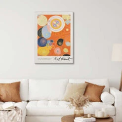 The Ten Largest (No. 3) Hilma Af Klint Lærredsbillede 20 X 30 Cm Billedramme -POSTERLOUNGE Salg 743507 canvas room orange l