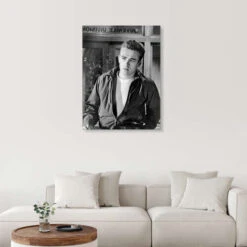 James Dean, "Rebel Without A Cause" I Galleritryk 20 X 30 Cm Billedramme -POSTERLOUNGE Salg 743569 gallery print room black and white l
