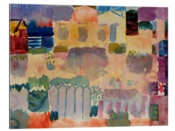 Garden In St. Germain, European Quarter Near Tunis, 1914 Paul Klee Galleritryk 30 X 20 Cm Billedramme