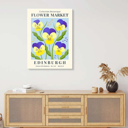 Flower Market Edinburgh Pansies TAlex Galleritryk 20 X 30 Cm Billedramme 6 Flower Market Edinburgh Pansies TAlex Galleritryk 20 X 30 Cm Billedramme - Billede 4
