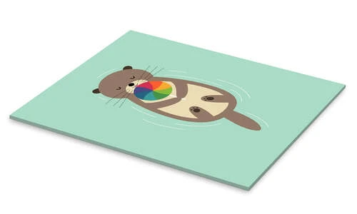 Sweet Otter Andy Westface Akrylbillede 20 X 30 Cm Billedramme 4 Sweet Otter Andy Westface Akrylbillede 20 X 30 Cm Billedramme - Billede 2