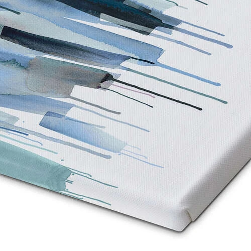 Watery Scandinavian Brushstrokes In Blue Ninola Design Lærredsbillede 20 X 30 Cm Billedramme 5 Watery Scandinavian Brushstrokes In Blue Ninola Design Lærredsbillede 20 X 30 Cm Billedramme - Billede 3