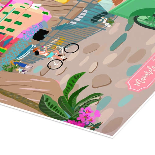 Manarola Di Cinque Terre Taika Tori Plakat 30 X 40 Cm Billedramme 5 Manarola Di Cinque Terre Taika Tori Plakat 30 X 40 Cm Billedramme - Billede 3