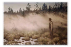 The Missing Nymph 1908 Theodor Kittelsen Plakat 30 X 20 Cm Billedramme