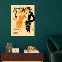 Samba Song! Akrylbillede 20 X 30 Cm Billedramme -POSTERLOUNGE Salg 745374 acrylic glass room illustrations l