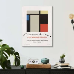 Gallery Edition No. 3027 Piet Mondrian Lærredsbillede 20 X 30 Cm Billedramme -POSTERLOUNGE Salg 745416 canvas room graphic design l