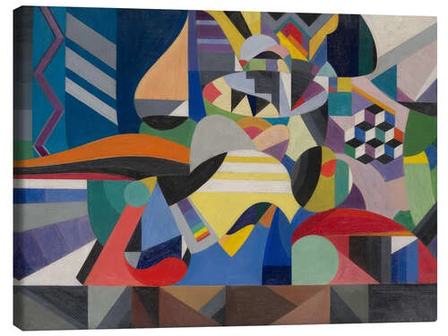 Lady In Abstract Jay Van Everen Lærredsbillede 30 X 20 Cm Billedramme 3 Lady In Abstract Jay Van Everen Lærredsbillede 30 X 20 Cm Billedramme