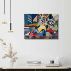 Lady In Abstract Jay Van Everen Lærredsbillede 30 X 20 Cm Billedramme 9 Lady In Abstract Jay Van Everen Lærredsbillede 30 X 20 Cm Billedramme -POSTERLOUNGE Salg 745539 canvas room colourful l