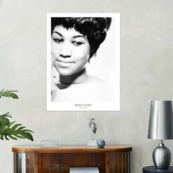 Soul Singer Aretha Franklin, Rome, 1968 Plakat 30 X 40 Cm Billedramme -POSTERLOUNGE Salg 745972 poster room stars and celebrities l