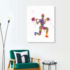 Dumbbell Exercise X Nobelart Galleritryk 20 X 30 Cm Billedramme 9 Dumbbell Exercise X Nobelart Galleritryk 20 X 30 Cm Billedramme -POSTERLOUNGE Salg 746193 gallery print room illustrations l