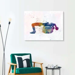 Fitness Exercise With A Ball X Nobelart Akrylbillede 30 X 20 Cm Billedramme -POSTERLOUNGE Salg 746586 acrylic glass room illustrations l