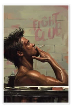 Fight Club I Dmitry Belov Plakat 20 X 30 Cm Billedramme