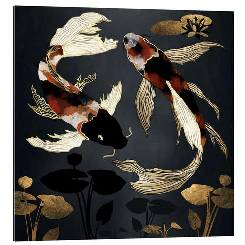 Metallic Koi IV SpaceFrog Designs Galleritryk 30 X 30 Cm Billedramme 3 Metallic Koi IV SpaceFrog Designs Galleritryk 30 X 30 Cm Billedramme