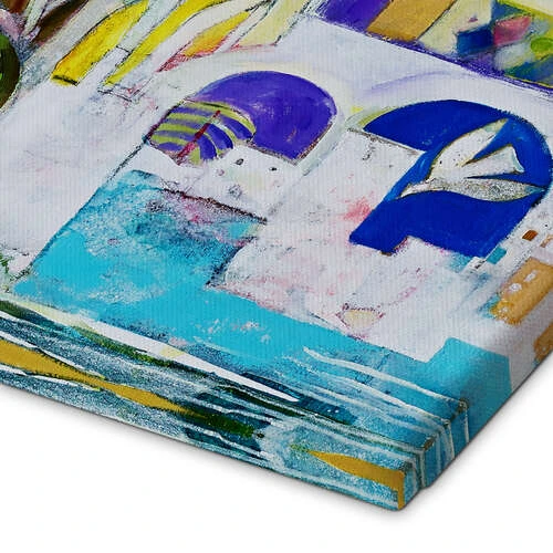 Hotel Garden With Diving Bird And Dog Derek Balmer Lærredsbillede 30 X 20 Cm Billedramme 5 Hotel Garden With Diving Bird And Dog Derek Balmer Lærredsbillede 30 X 20 Cm Billedramme - Billede 3