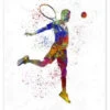 Tennis Player II Nobelart Plakat 30 X 40 Cm Billedramme