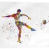 Soccer Player XXV Nobelart Galleritryk 30 X 20 Cm Billedramme -POSTERLOUNGE Salg 747513 gallery print l