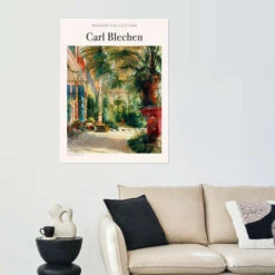The Interieur Of The Palm House, 1833 Carl Blechen Plakat 30 X 40 Cm Billedramme -POSTERLOUNGE Salg 747773 poster room architecture l