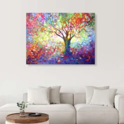 Tree Of Life II Leon Devenice Akrylbillede 30 X 20 Cm Billedramme -POSTERLOUNGE Salg 748016 acrylic glass room colourful l