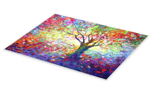 Tree Of Life II Leon Devenice Plakat 40 X 30 Cm Billedramme 4 Tree Of Life II Leon Devenice Plakat 40 X 30 Cm Billedramme - Billede 2