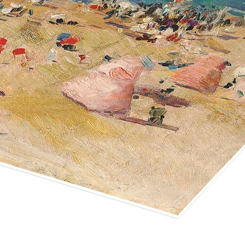 Beach At Biarritz Joaquín Sorolla Y Bastida Plakat 40 X 30 Cm Billedramme 5 Beach At Biarritz Joaquín Sorolla Y Bastida Plakat 40 X 30 Cm Billedramme - Billede 3