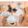 Under The Parasol, On The Beach At Zarautz, 1905 Joaquín Sorolla Y Bastida Plakat 40 X 30 Cm Billedramme -POSTERLOUNGE Salg 748447 poster l
