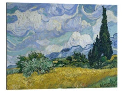 Wheat Field With Cypresses,1889 Vincent Van Gogh Galleritryk 30 X 20 Cm Billedramme